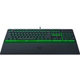 Razer Ornata V3 X tastatur USB QWERTZ Tysk Sort, Gaming-tastatur Sort, DE-layout, Membran , Fuld størrelse (100 %), USB, Membran, QWERTZ, RGB LED, Sort