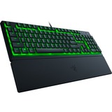 Razer Ornata V3 X tastatur USB QWERTZ Tysk Sort, Gaming-tastatur Sort, DE-layout, Membran , Fuld størrelse (100 %), USB, Membran, QWERTZ, RGB LED, Sort