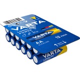 VARTA High Energy AA Engangsbatteri Alkaline Engangsbatteri, AA, Alkaline, 1,5 V, 12 stk, Blå, Sølv