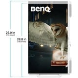 BenQ LED-skærm Hvid