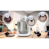 Bosch Foodprocessor Hvid/rustfrit stål