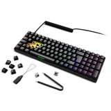 Sharkoon Gaming-tastatur Sort, DE-layout, Gateron Brown