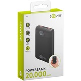 goobay Power Bank Sort