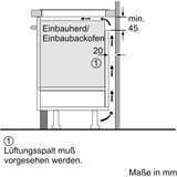 Bosch Separat komfur Sort