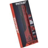 Patriot PVE248G266C6 hukommelsesmodul 8 GB 1 x 8 GB DDR4 2666 Mhz Rød/Sort, 8 GB, 1 x 8 GB, DDR4, 2666 Mhz, 288-pin DIMM