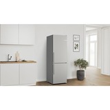 Bosch Serie 4 KGN36VICT køle-/fryseskab Fritstående 321 L C Rustfrit stål, Køleskab / fryser rustfrit stål, 321 L, SN-T, 9,5 kg/24t, C, Frisk zone, aflukke, Rustfrit stål