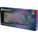 Roccat Gaming-tastatur Sort, DE-layout, Roccat Titan II Optical Red