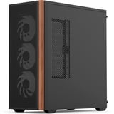 Aerocool Towerkabinet Sort/træ