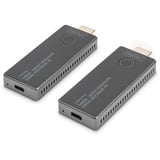 Digitus HDMI-udvidelse forlænger Sort/Sølv