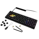 Sharkoon Gaming-tastatur Sort, DE-layout, Gateron G Pro 3.0 Yellow