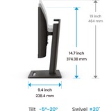 BenQ LED-skærm Sort