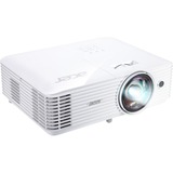 Acer S1286H dataprojekter Standard kasteprojektor 3500 ANSI lumens DLP XGA (1024x768) Hvid, DLP-projektor Hvid, 3500 ANSI lumens, DLP, XGA (1024x768), 20000:1, 4:3, 812,8 - 7620 mm (32 - 300")