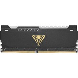 Patriot Viper Steel PVSR416G360C0 hukommelsesmodul 16 GB 1 x 16 GB DDR4 3600 Mhz Sort, 16 GB, 1 x 16 GB, DDR4, 3600 Mhz, 288-pin DIMM