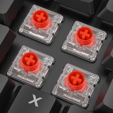 Sharkoon Tastatur Sort, DE-layout, Kailh Choc V2 Low Profile Red