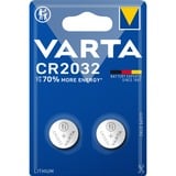 VARTA 06032 Engangsbatteri CR2032 Lithium Engangsbatteri, CR2032, Lithium, 3 V, 2 stk, 230 mAh