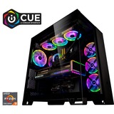 ALTERNATE Gaming PC Sort/gennemsigtig