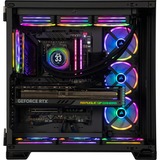 ALTERNATE Gaming PC Sort/gennemsigtig