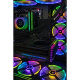 ALTERNATE Gaming PC Sort/gennemsigtig