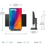 BenQ LED-skærm Sort