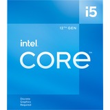 Intel® Core i5-12400F processor 18 MB Smart cache Kasse Intel® Core™ i5, LGA 1700, Intel, i5-12400F, 64-bit, 12th gen Intel® Core™ i5, boxed