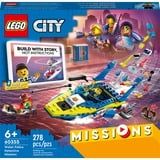 LEGO City Havpolitiets detektivmissioner, Bygge legetøj Byggesæt, 6 År, Plast, 278 stk, 405 g