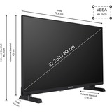 Telefunken LED-tv Sort