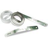 Dymo 12mm Aluminum w/Adhesive Tape etiketbånd Aluminium, Aluminium, Kina, 3,65 m, 10 stk, 60 mm