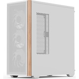 Aerocool Towerkabinet Hvid/træ