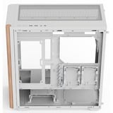 Aerocool Towerkabinet Hvid/træ