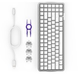 NZXT Gaming-tastatur Hvid, DE-layout, NZXT Swift