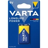 VARTA 4922121412 Engangsbatteri Zink-mangandioxid (Zn/MnO2) Engangsbatteri, Zink-mangandioxid (Zn/MnO2), 9 V, 2 stk, Flerfarvet, 48,5 mm