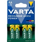 VARTA -56706B Husholdningsbatterier Genopladeligt batteri, AA, Nikkel-Metalhydrid (NiMH), 1,2 V, 4 stk, 2100 mAh