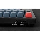 Keychron Gaming-tastatur Sort/Blå-grå, DE-layout, Keychron K Pro Brown