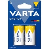 VARTA ENERGY C Engangsbatteri LR14 Alkaline Engangsbatteri, LR14, Alkaline, 1,5 V, 2 stk, 50 mm