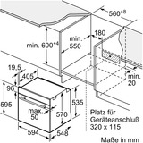 Bosch Komfur sæt Sort/rustfrit stål