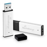 MediaRange USB-stik Sølv/Sort