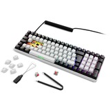 Sharkoon Gaming-tastatur Hvid, DE-layout, Gateron red