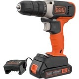 BLACK+DECKER Bore-/ skruemaskine Orange/Sort