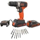 BLACK+DECKER Bore-/ skruemaskine Orange/Sort