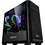 ALTERNATE Gaming PC Sort/gennemsigtig