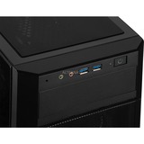 ALTERNATE Gaming PC Sort/gennemsigtig