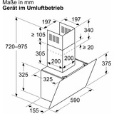 Bosch Emhætte Sort