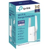 TP-Link RE500X netværk forlænger Hvid 1000 Mbit/s, Repeater 1500 Mbit/s, 1000 Mbit/s, Windows 10, Windows 7, Windows 8, Windows 8.1, Windows 98SE, Windows NT, Windows Vista, Windows XP, Internet Explorer 11, Firefox 12.0, Chrome 20.0, Safari 4.0, or other Java-enabled browser, Ekstern, 20/30 dBm