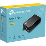 TP-Link TL-POE160S PoE adapter Gigabit Ethernet Sort, Gigabit Ethernet, 10,100,1000 Mbit/s, IEEE 802.3ab, IEEE 802.3af, IEEE 802.3at, IEEE 802.3i, IEEE 802.3u, Cat3, Cat4, Cat5, Cat5e, Sort, 100 m