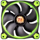 Thermaltake Riing 14 Computerkabinet Ventilator 14 cm Sort, Grøn, Sag fan Sort/Grøn, Ventilator, 14 cm, 1400 rpm, 28,1 dB, 51,15 kubikfod/min., Sort, Grøn