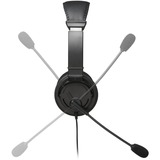 Kensington HI-FI USB HEADPHONE WITH MICR, Headset Sort, Ledningsført, Opkald/musik, 163 g, Headset, Sort