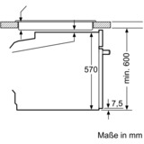 Bosch HBA573BS1 ovn 71 L A Rustfrit stål rustfrit stål, Medium, Elektrisk ovn, 71 L, 71 L, 50 - 275 °C, 275 °C