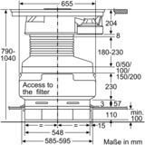 Bosch PKM845F11E kogeplade Sort Indbygget Zone induktionskogeplade 4 zone(s), Separat komfur Sort/rustfrit stål, Sort, Indbygget, Zone induktionskogeplade, Keramisk, 4 zone(s), 4 zone(s)