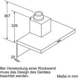 Bosch Serie 2 DWB66BC50 emhætte Vægmonteret Rustfrit stål 590 m³/t A rustfrit stål, 590 m³/t, Ledet, A, A, B, 69 dB