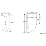 Bosch Serie 4 KSV36VWEP køleskab Fritstående 346 L E Hvid, Full-size refrigerator Hvid, 346 L, SN-T, 39 dB, E, Hvid